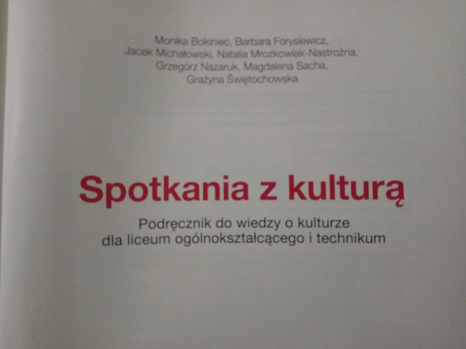 Spotkania z kulturą podręcznik do woku