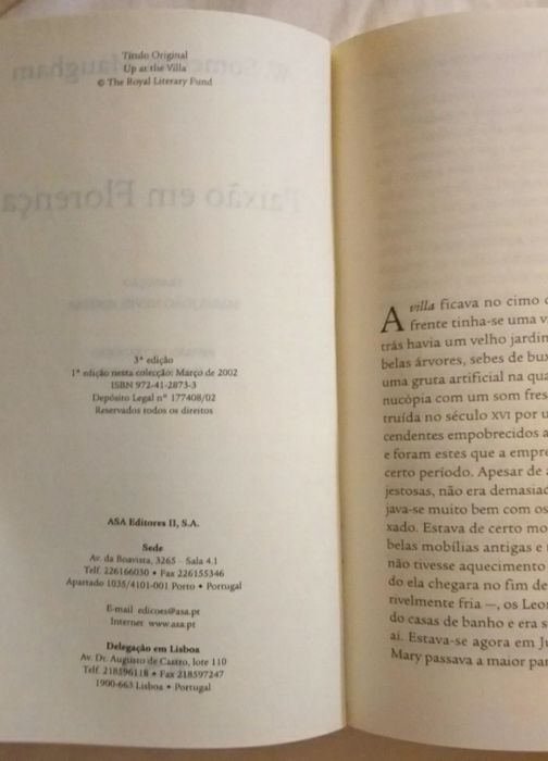 Livro - Paixão em Florença