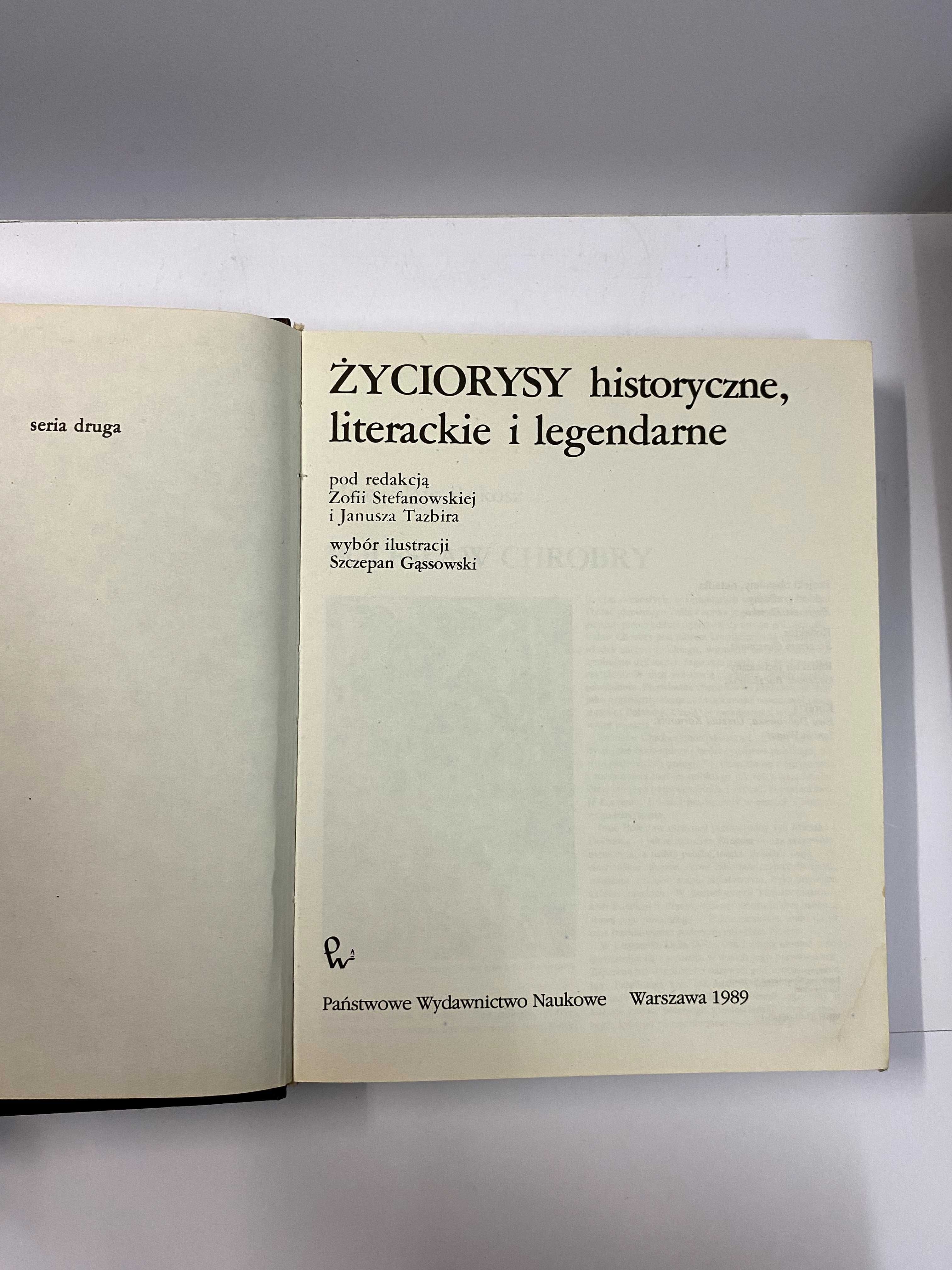 Życiorysy historyczne, literackie i legendarne