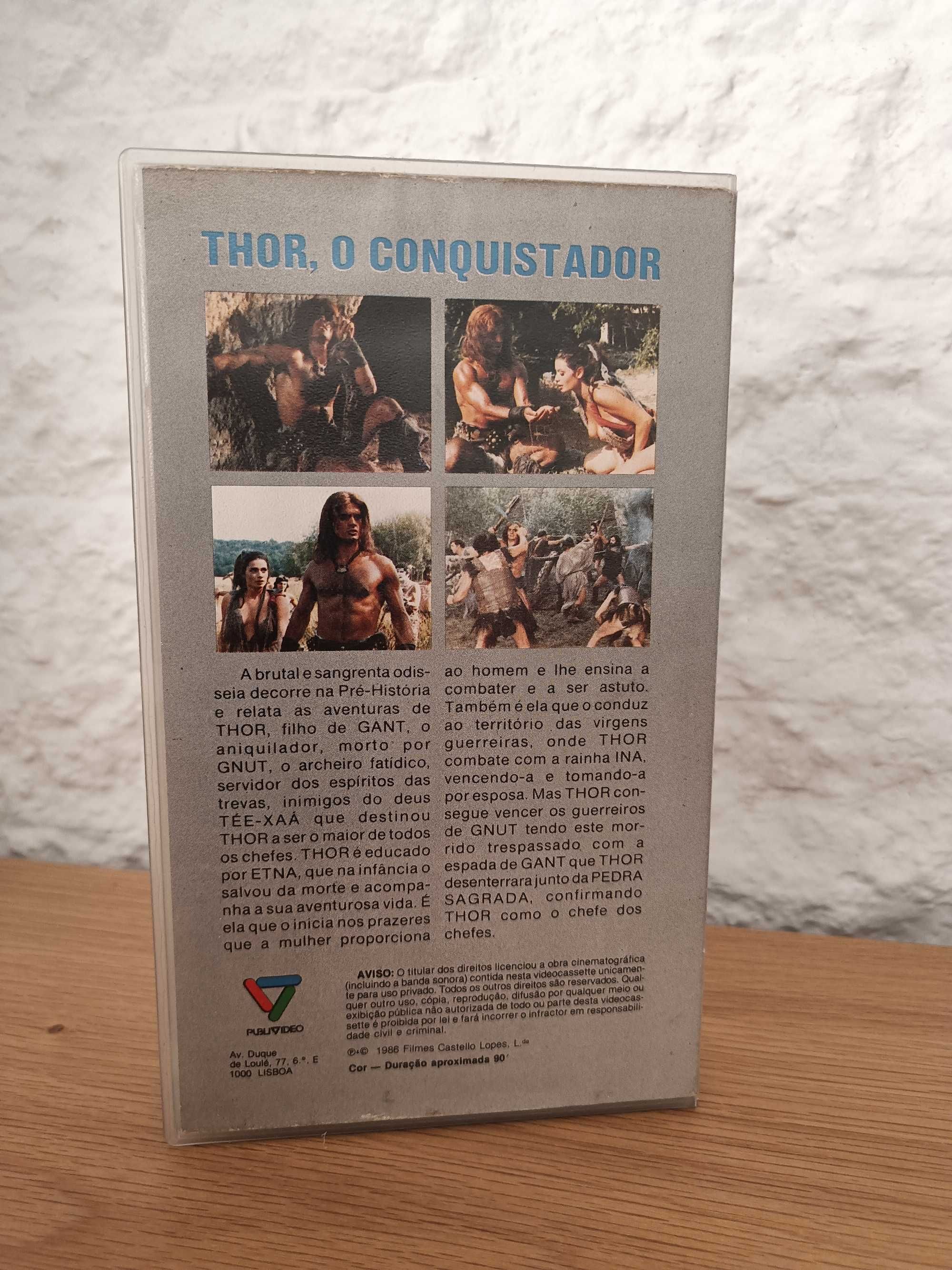 Filme VHS Thor O Conquistador (Thor il Conquistatore)