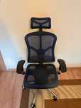 Ergonomiczny fotel biurowy ERGO 500 niebieski Bemondi