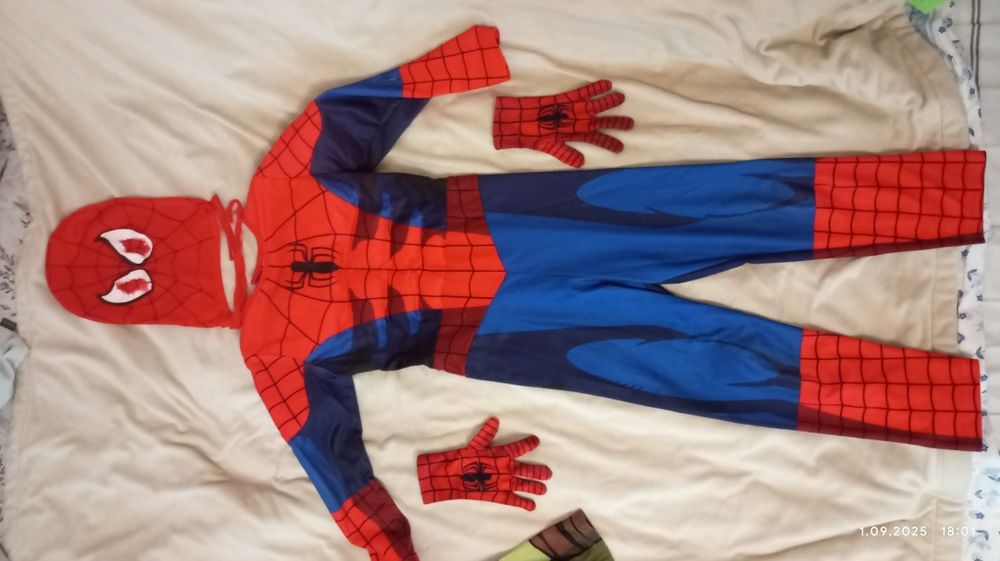 Kostium spider Man i żółw ninja