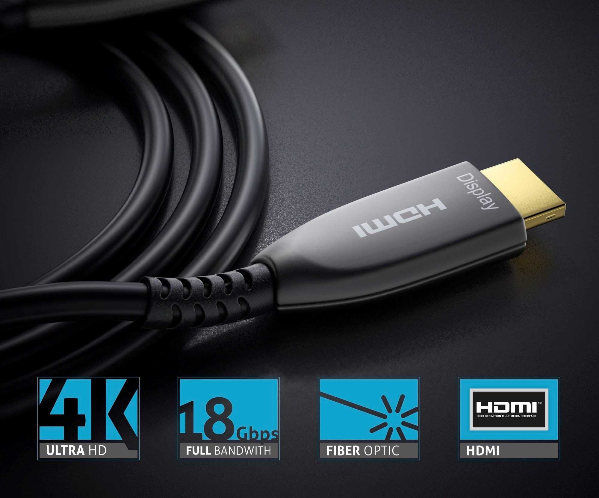 Sonero XAOC210 kabel światłowodowy HDMI 4K 18Gbps sprawdź szczegóły