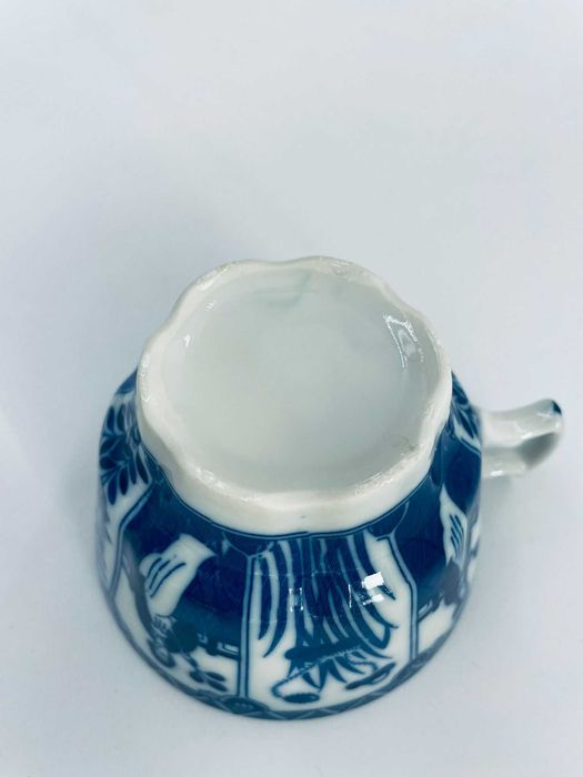 Zestaw śniadaniowy Filiżanka kolekcjonerska w stylu Chinoiserie