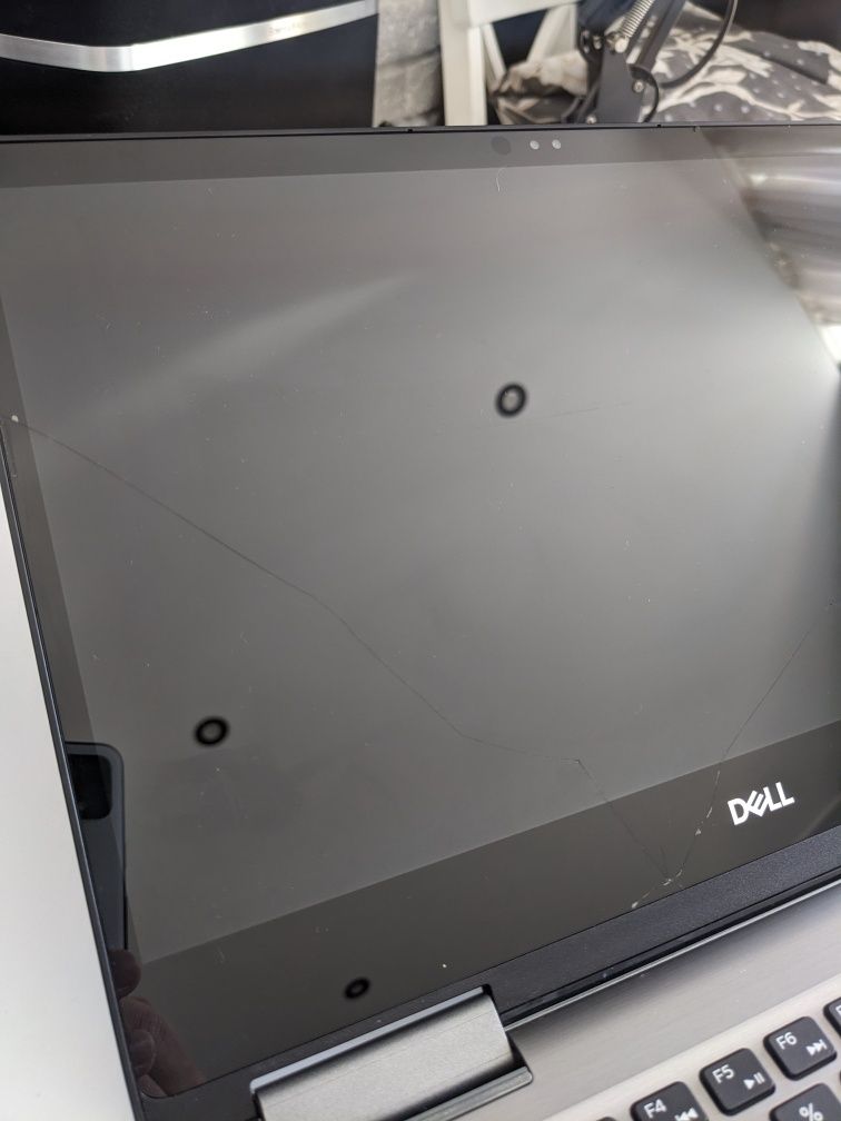 Дисплей з тріщинами на запчастини Dell inspiron 13 7000 7373 face id