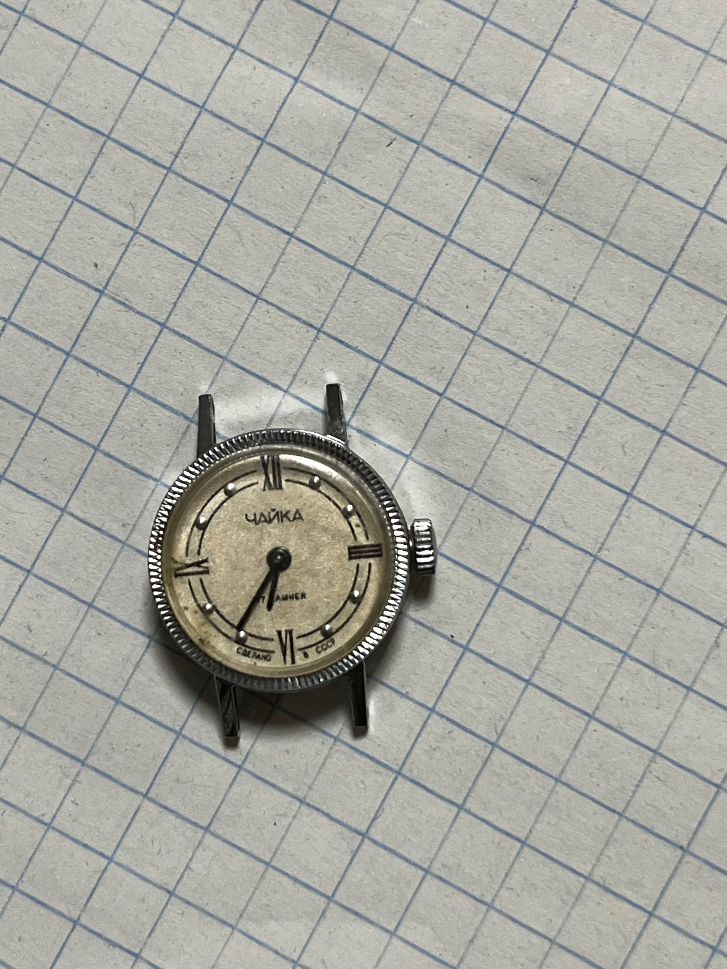 Женские часы, маленькие винтажные часы «Чайка», серебряные часы