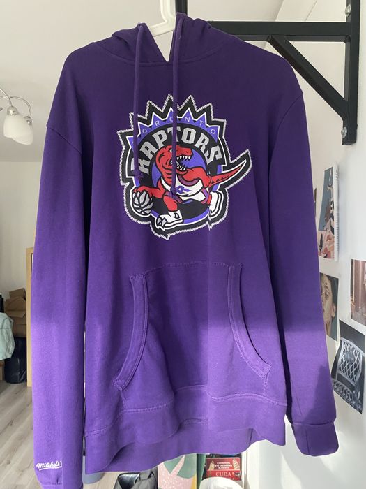 Bluza Mitchell&Ness Toronto Raptors fioletowa z kapturem