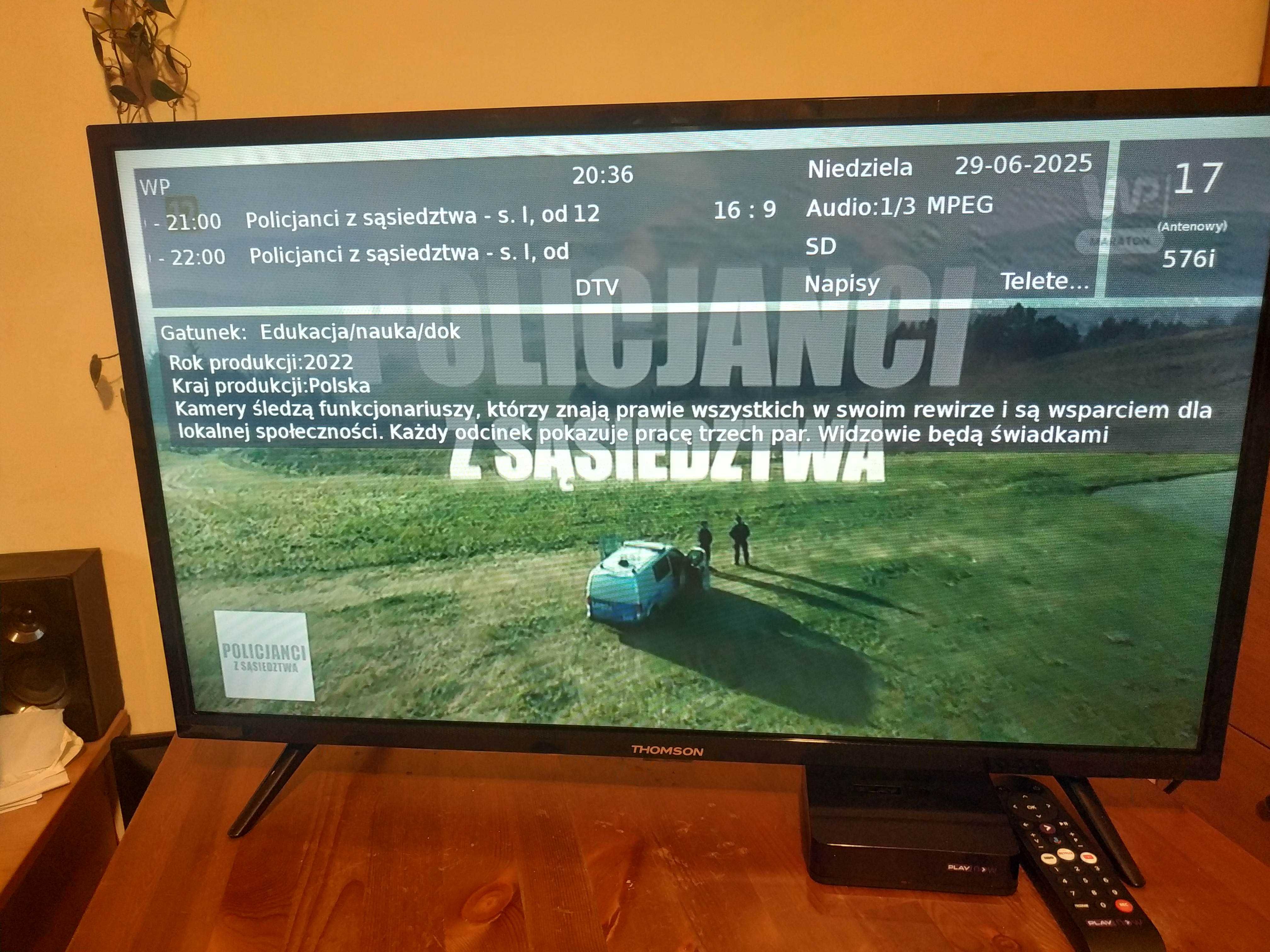 TV 32" Thomson + Smart TV dekoder Wifi Android Netflix YouTube Dvbt2
