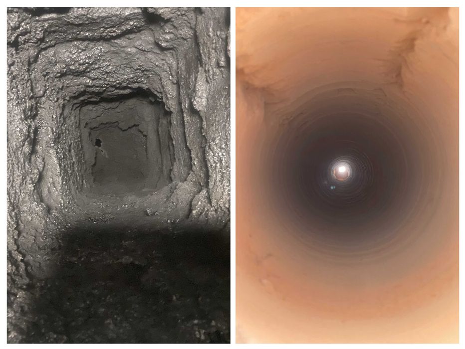 Frezowanie kominów diamentowo bez wibracji, montaż wkładów kominowych