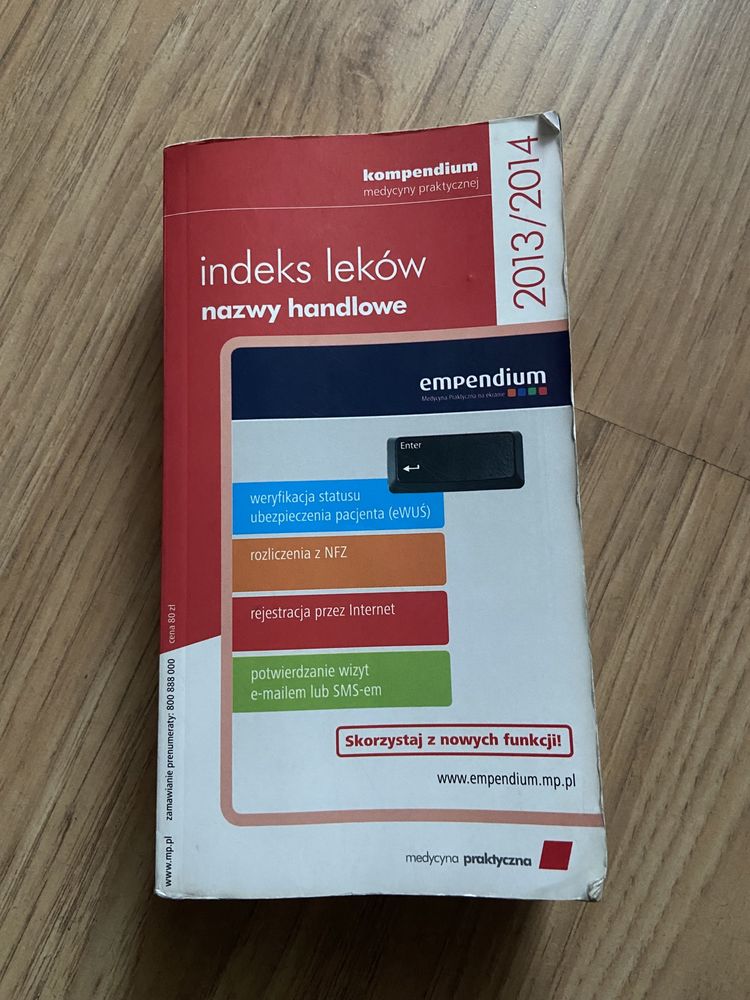 Indeks leków nazwy handlowe kompendium erpendium 2013/1014