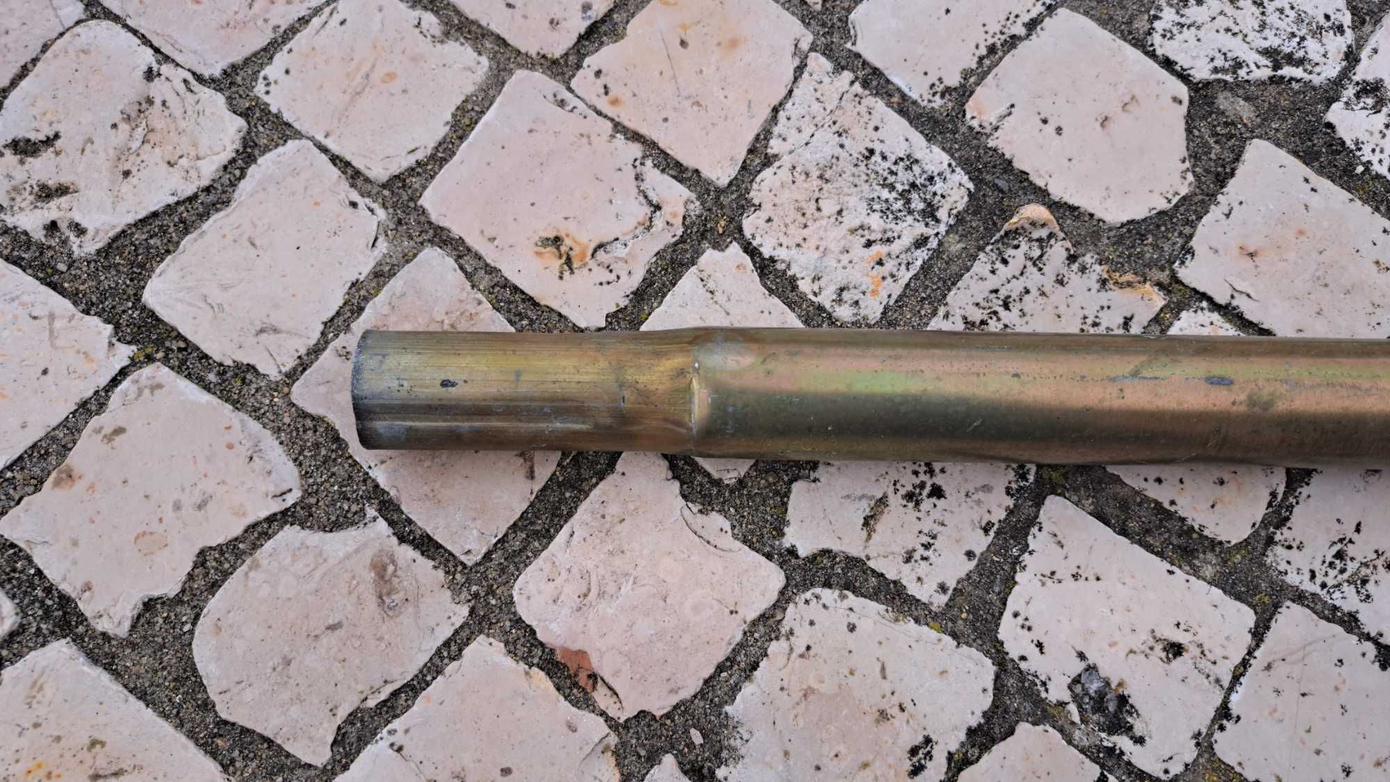 Tubo galvanizado para fixação de antena