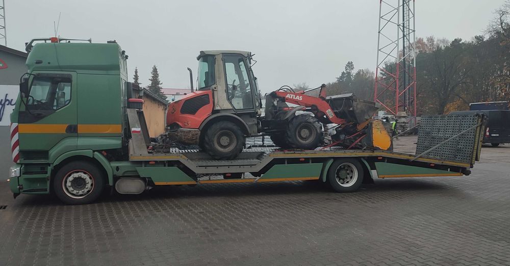 Transport maszyn rolniczych, budowlanych Pomoc Drogowa 24h
