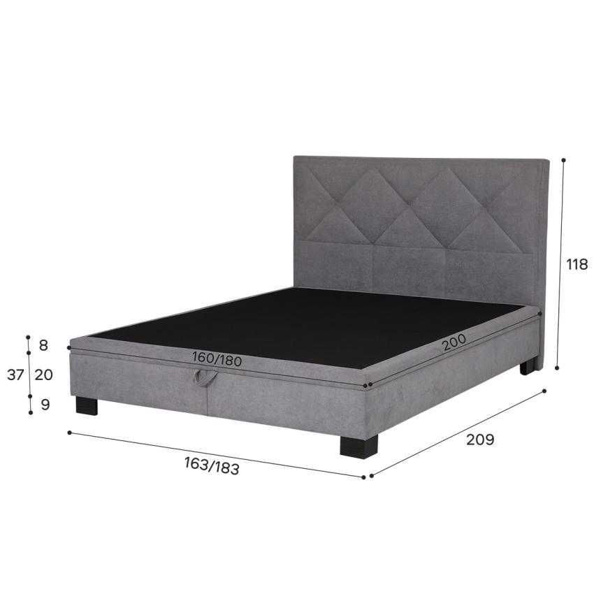 Двухспальная кровать 160х200 с подъёмным механизмом (Широкий выбор)