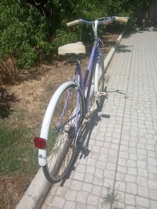 Bicicleta Peugeot Cassis vintage mixte roxa roda 28 700 chromoly
Tam50