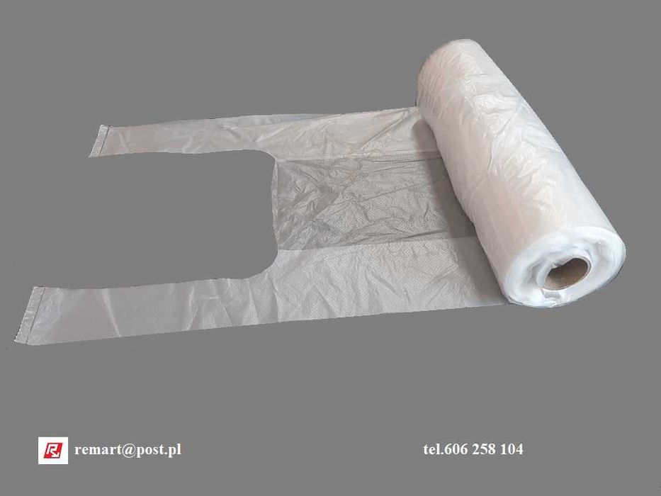 Reklamówki rolowane po 100 sztuk - 5 opakowań