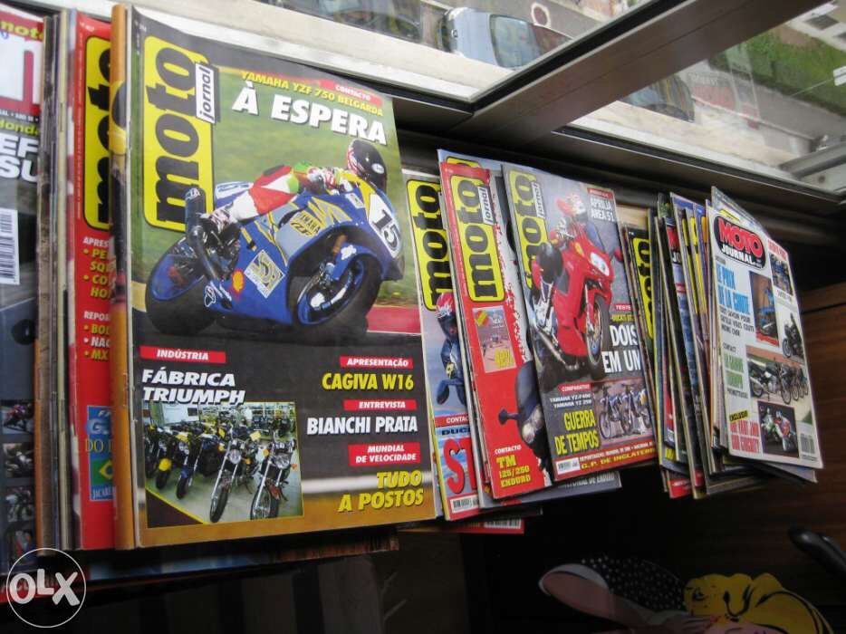 Dezenas Revistas Motojornal vintage