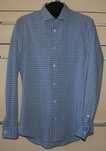 Koszula męska/juniorska H&M, S, SLIM FIT, w niebieską krateczkę