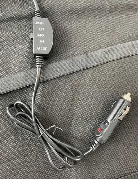 Накидка на сидушку автомобиля подогрев сиденья 12в