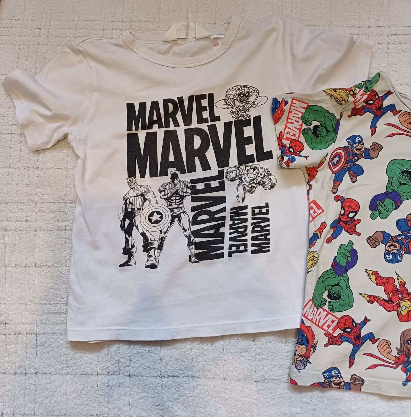 Koszulki dla chłopca Marvel 110/116 koszulki H&M 110/116
