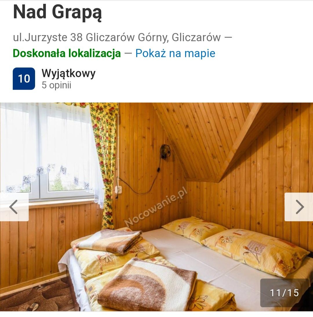 Noclegi w Gliczarowie Górnym