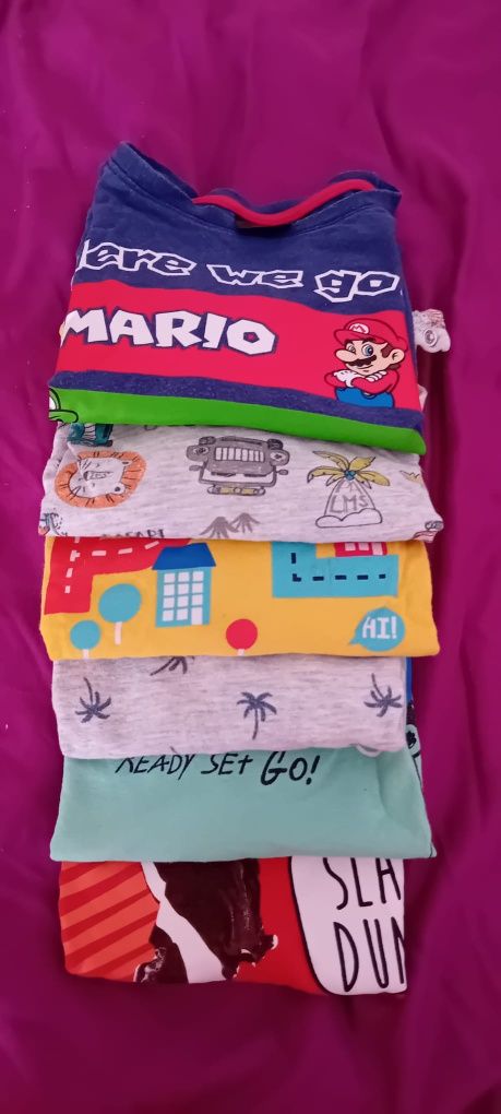 Conjunto de T-shirts para bebé/criança tamanho  2 anos