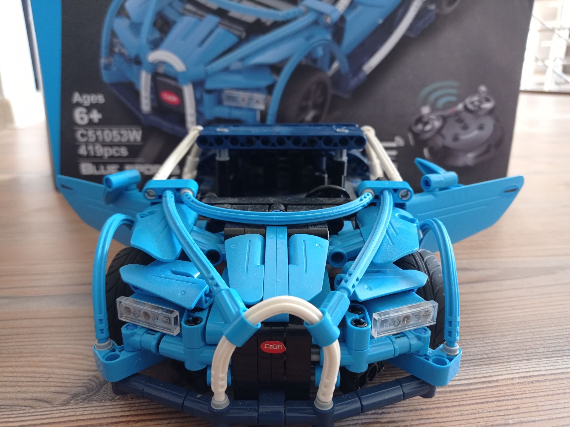 Hi-tech klocki strukturalne Cada Bugatti Veyron, ponad 400 el
