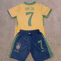 Вінісіус форма бразилия №7 nike дитяча футболка шорти