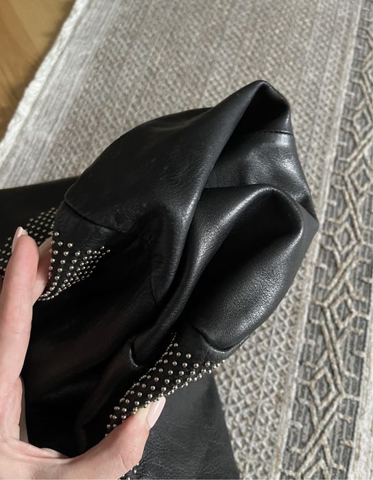 Велика шкіряна сумка