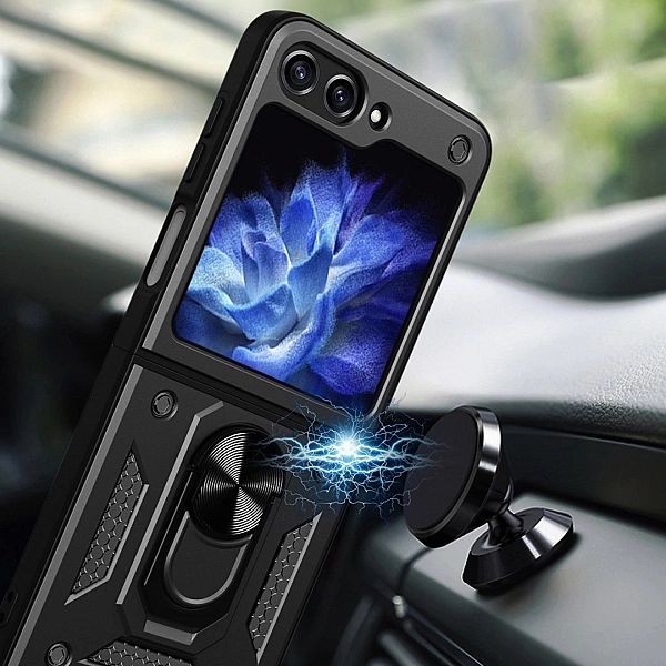 Etui Hybrid Armor Camshield do Z Flip 5/5G czarne