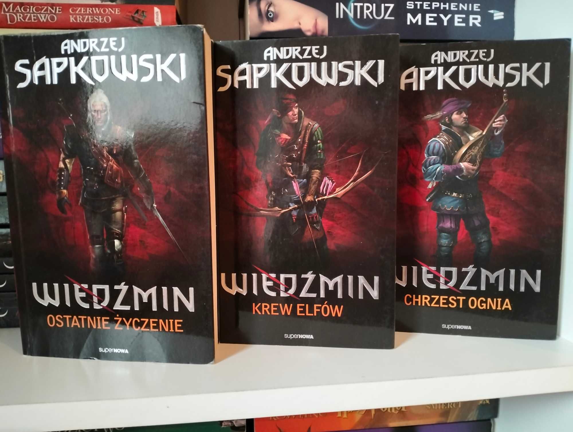 Książki fantastyka Andrzej Sapkowski Wiedźmin