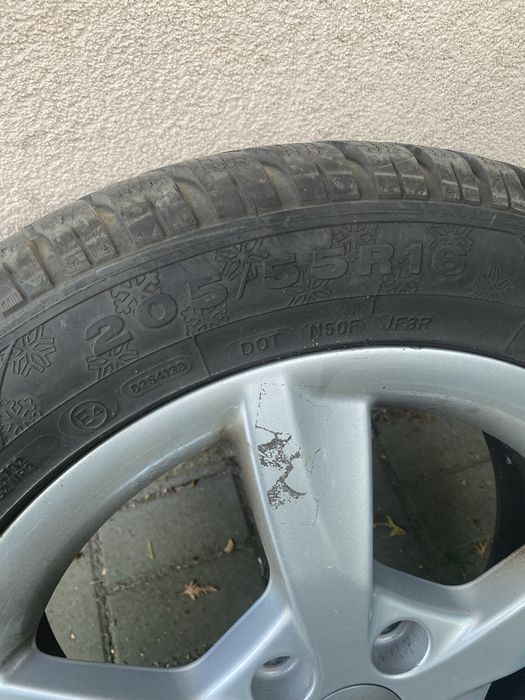AUDI VW SEAT 16” felgi aluminiowe oryginalne + DUNLOP zimowe