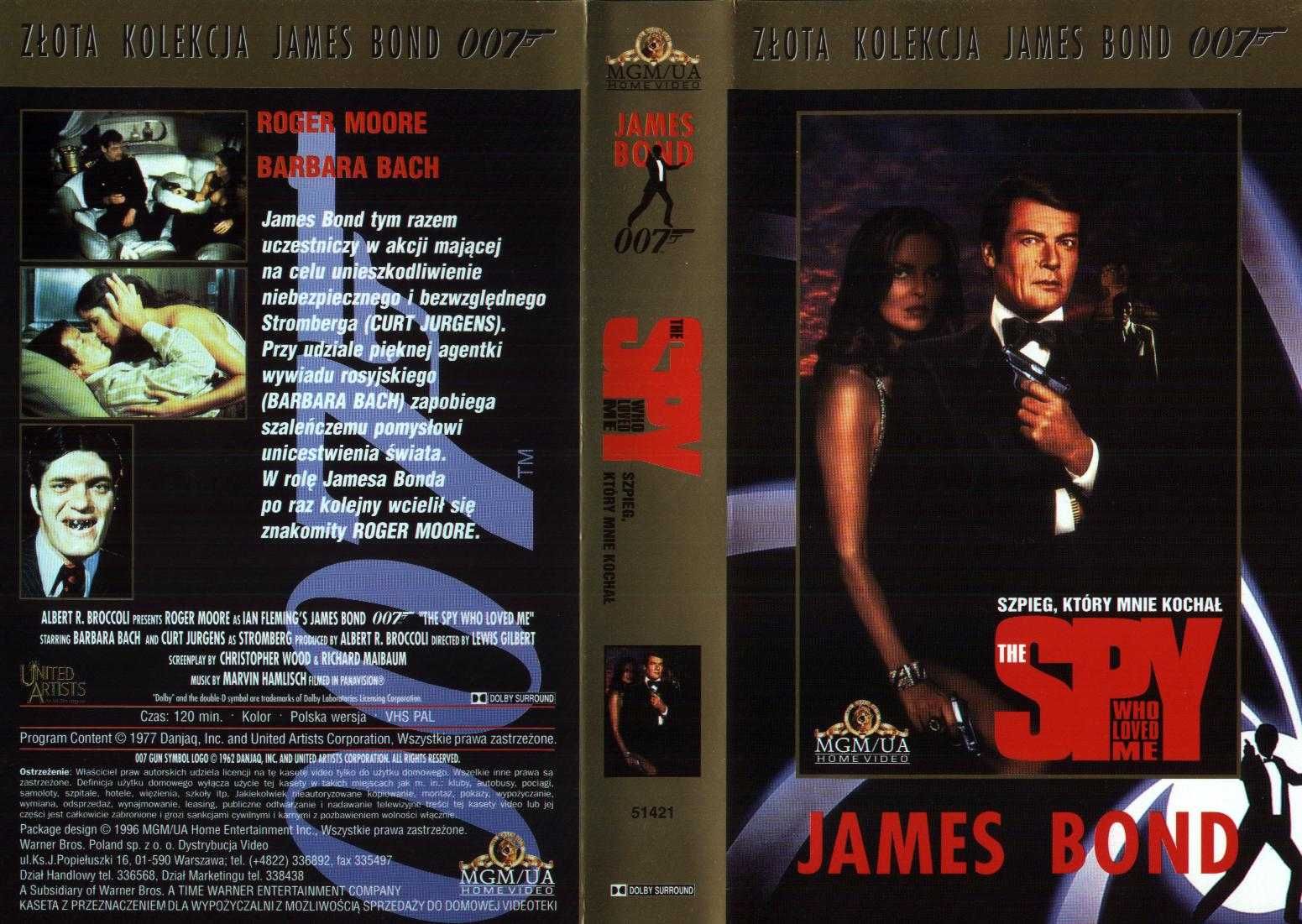 James Bond Moore Ośmiorniczka Zabójczy Widok Szpieg VHS Roger Moore