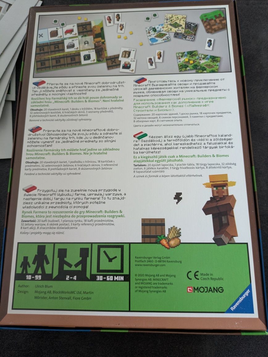 Na sprzedaż gra Minecraft Farmera Market