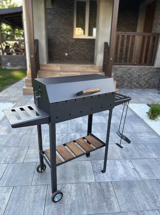 Мангал гриль з кришкою для приватного будинку метал 4 мм БЕЗ ПРЕДОПЛАТ