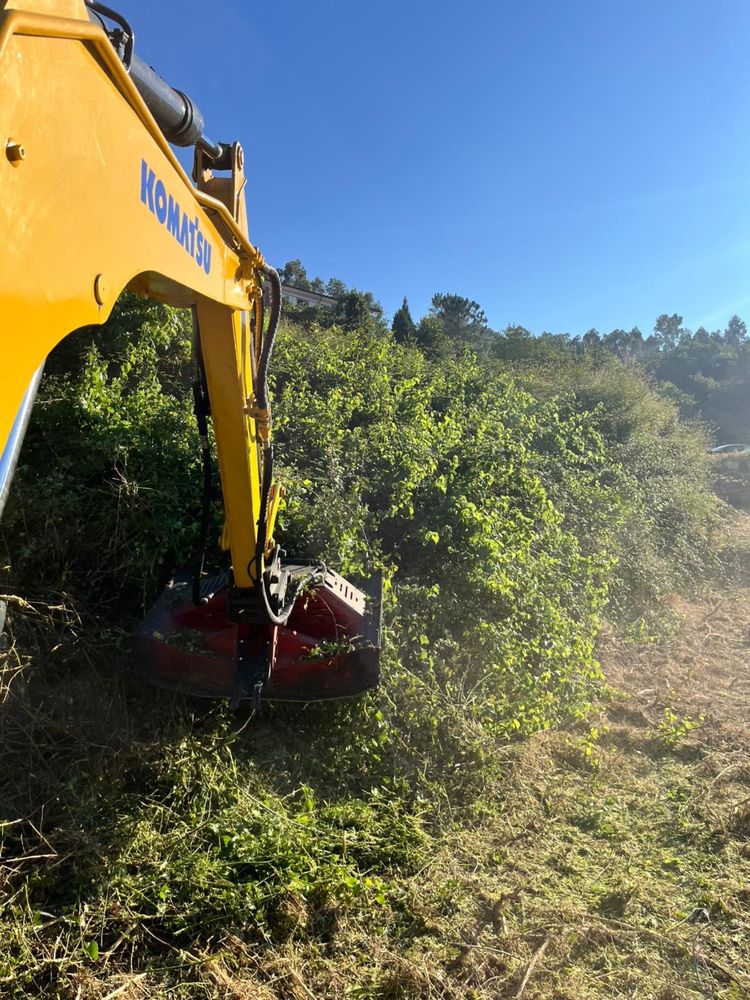 Limpeza de terreno giratoria