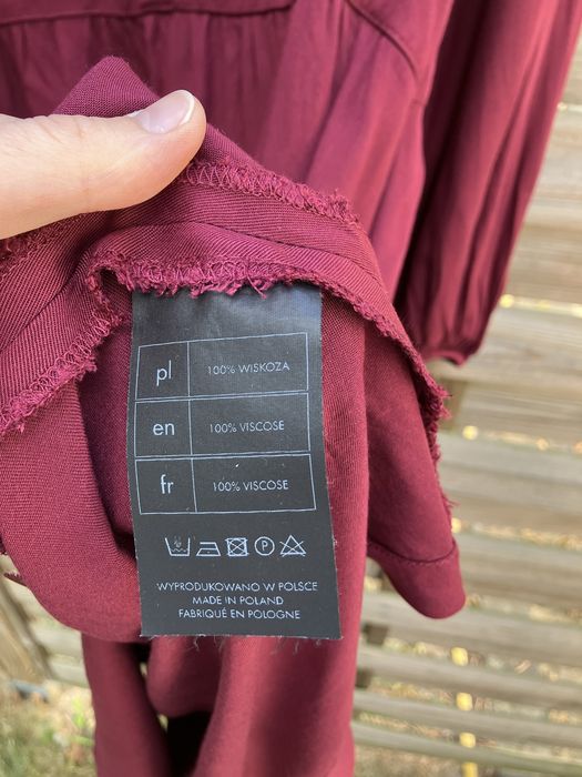 Sukienka retro Aeterie Primula Bordeaux