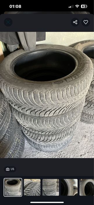 Opony wielosezonowe Audi A6/A4 Michelin Alpin 225/55R17