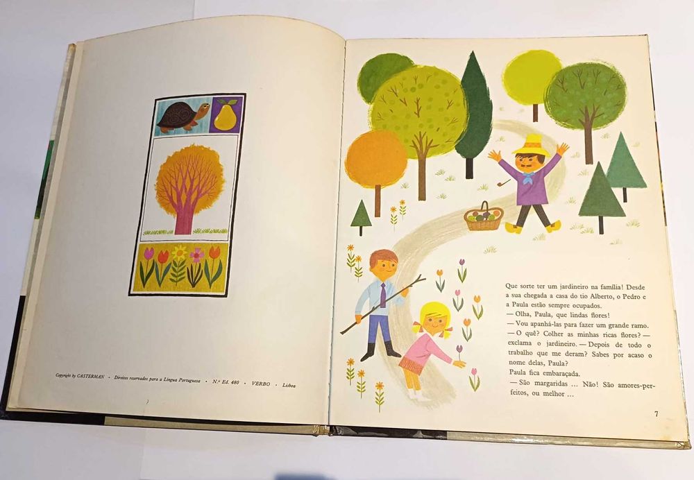 O Quintal (Au jardin), Alain Grée, Verbo Infantil coleção Imagem, 1968