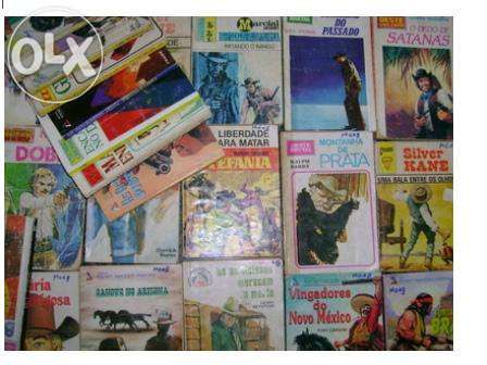 Lote de livros/revistas BD e outros