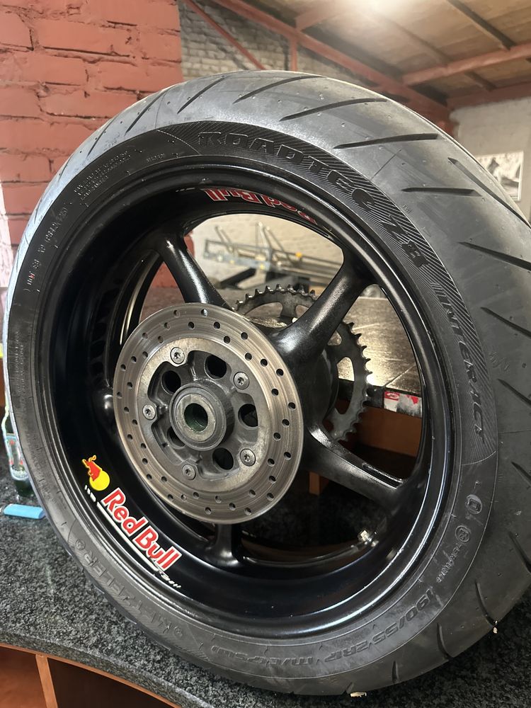 R6 Koło YAMAHA YZF-R6 RJ11 06-07 FELGA TYŁ Tylna Tarcza Opona Zębatka