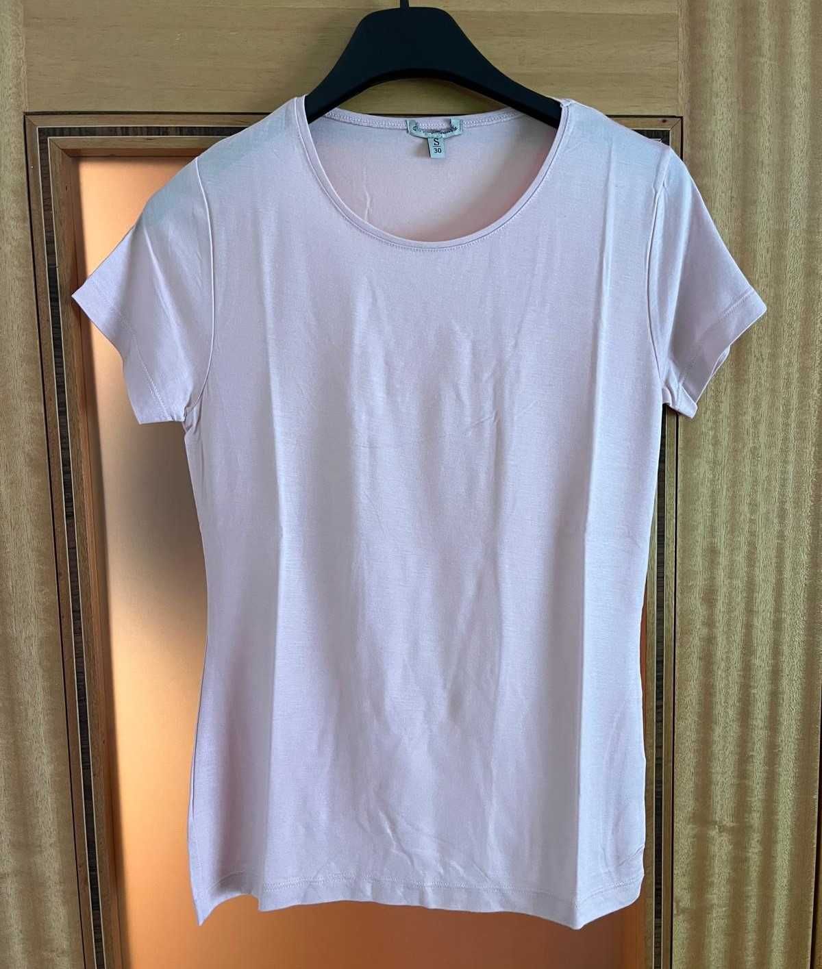 T-shirt cor-de-rosa de senhora - Tamanho S
