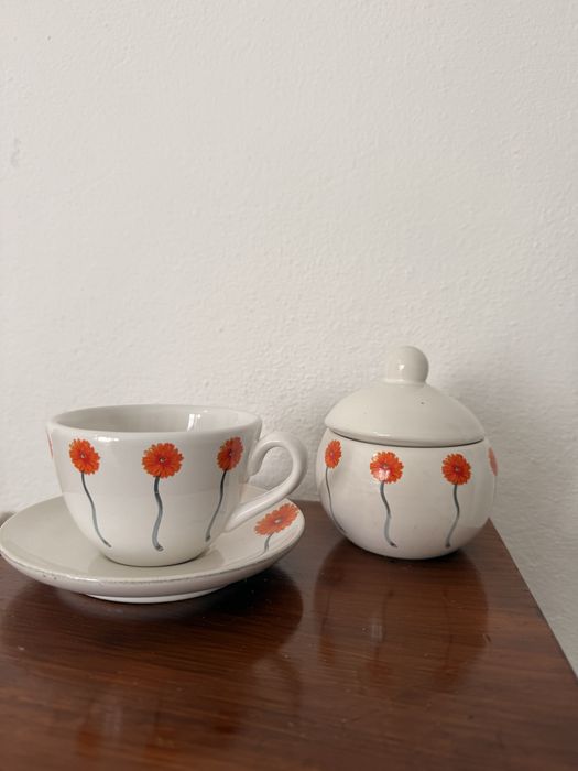 Conjunto de chá com 6 peças
