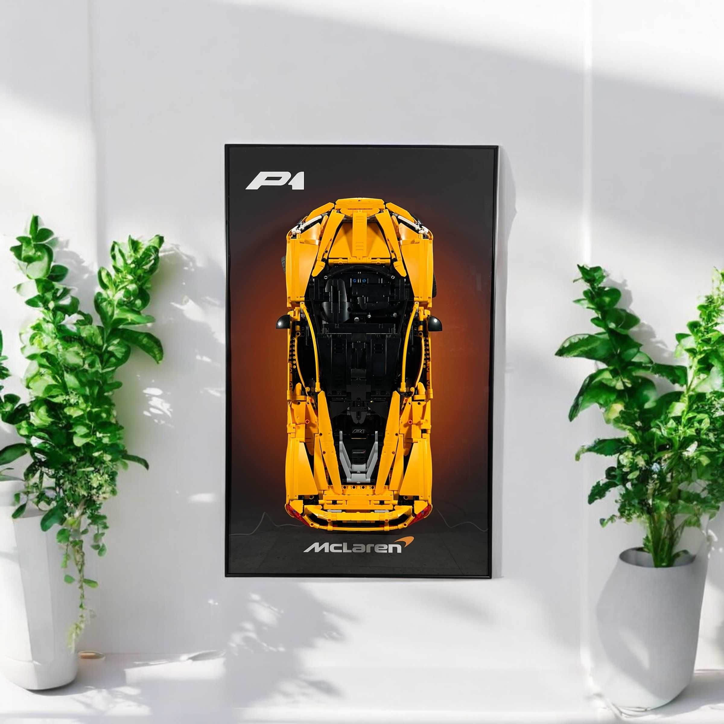 Рамка на Стіну для Конструктора LEGO Technic McLaren P1 Макларен 42172