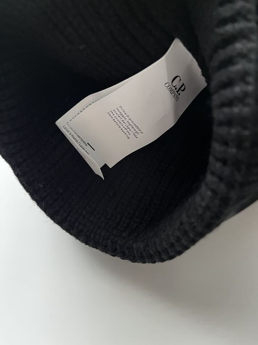 C.P Company Winter Hat Black