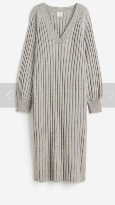 Тепла в'язана сукня H&M