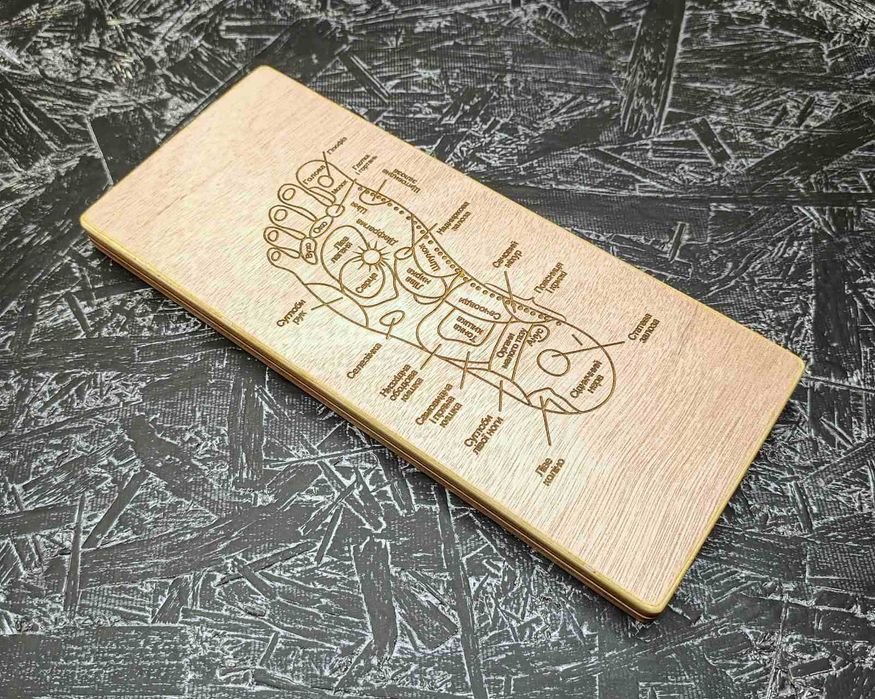 Дошка Садху з цвяхами для йоги. Уцінка! Цвяхостояння. 10мм.