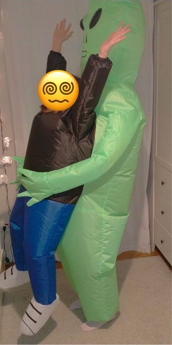 Nowy nadmuchiwany strój kosmity, obcy r. 150-200 cm