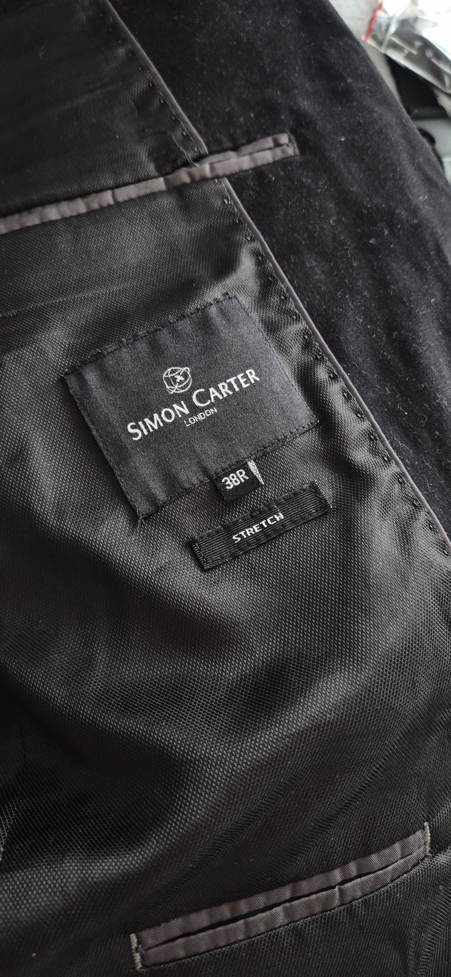 Marynarka męska Simon Carter 38r czarna