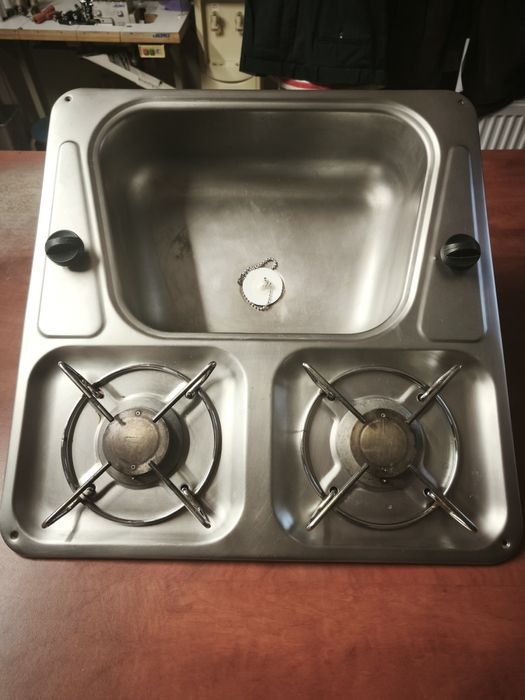 Kuchenka gazowa że zlewem jachtowa kamper