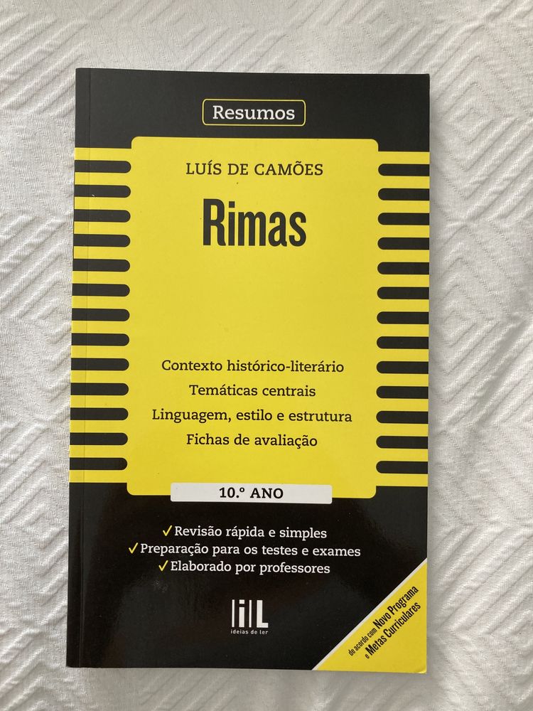 Livros de resumos de obras do secundário